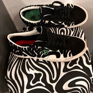 Vans Black and White Sneakers